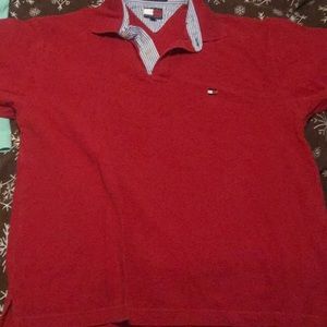 Tommy Hilfiger large red shirt men’s